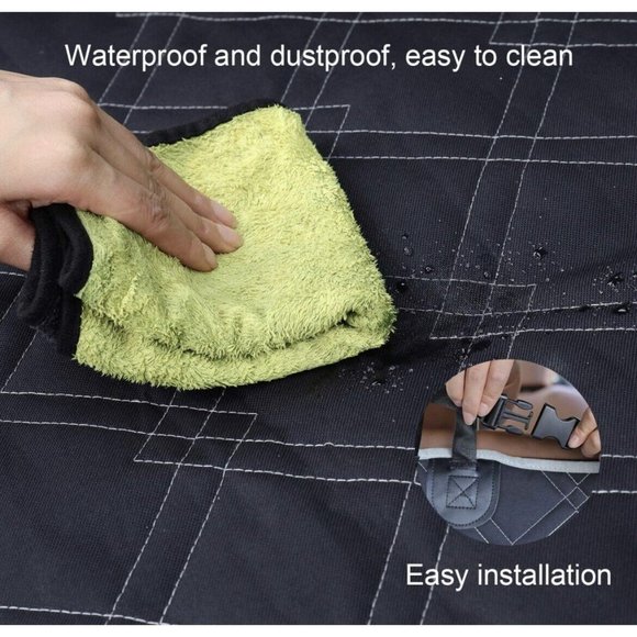 BRONZEMAN- Pet Heavy Duty Backseat Protector Prevents Hair, Dirt & Scratches - Picture 3 of 7